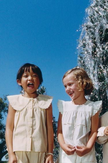 OPENWORK TOP - White by Zara