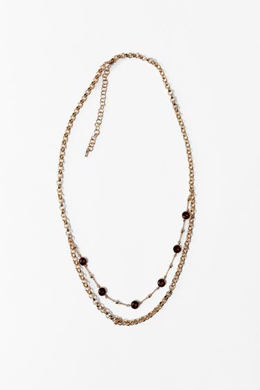 CINTO CORRENTE COM JOIAS - Dourado da Zara