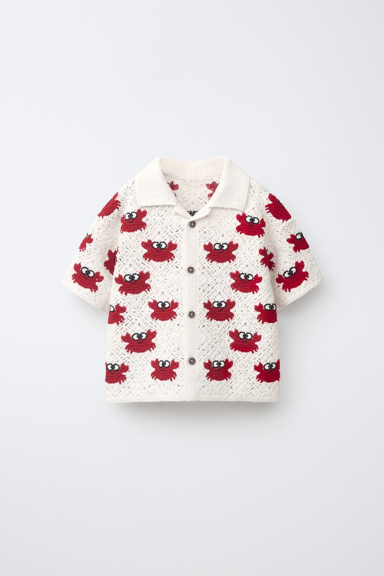 CAMISA CROCHET CANGREJOS
