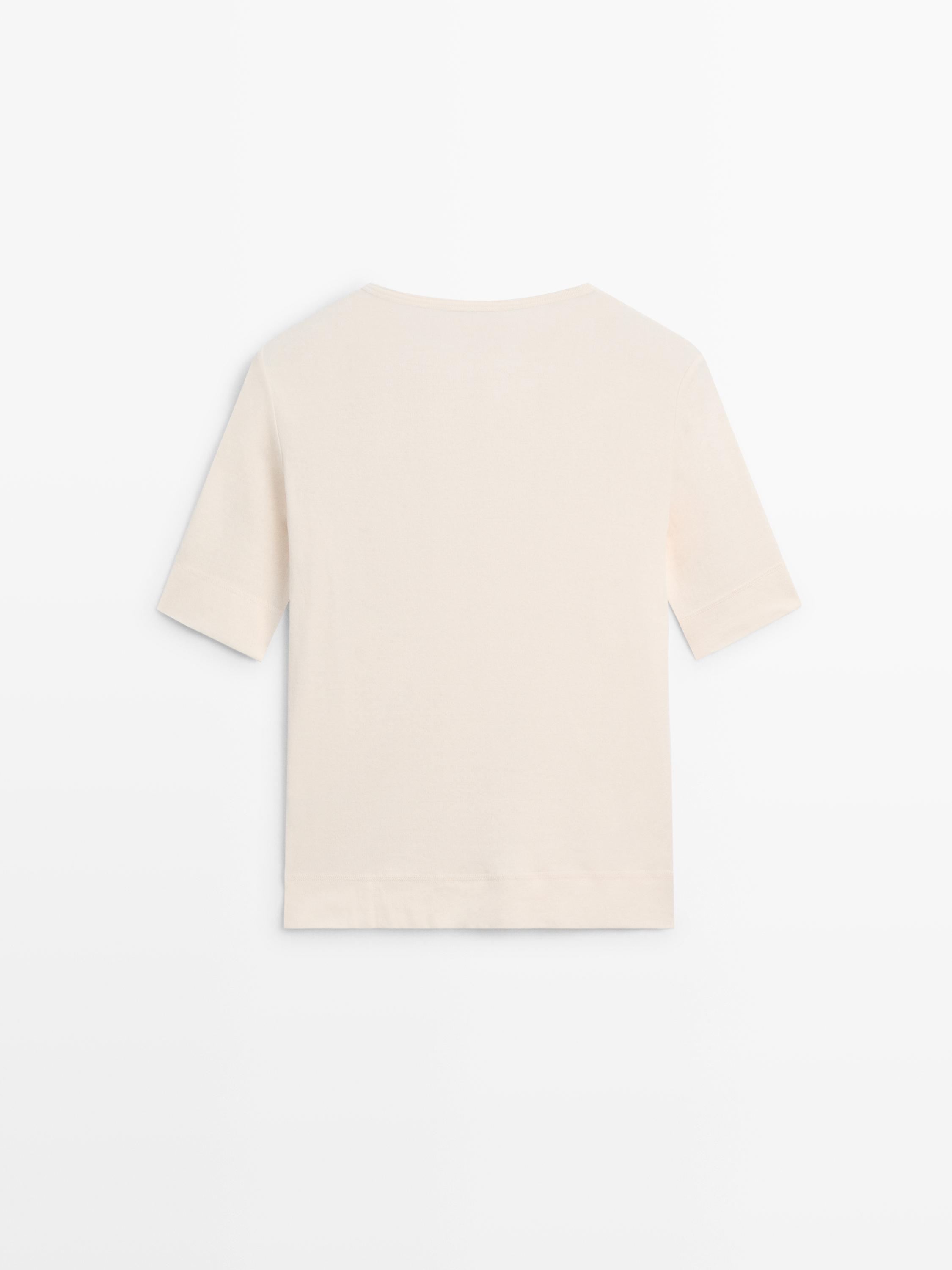 Cotton blend T-shirt