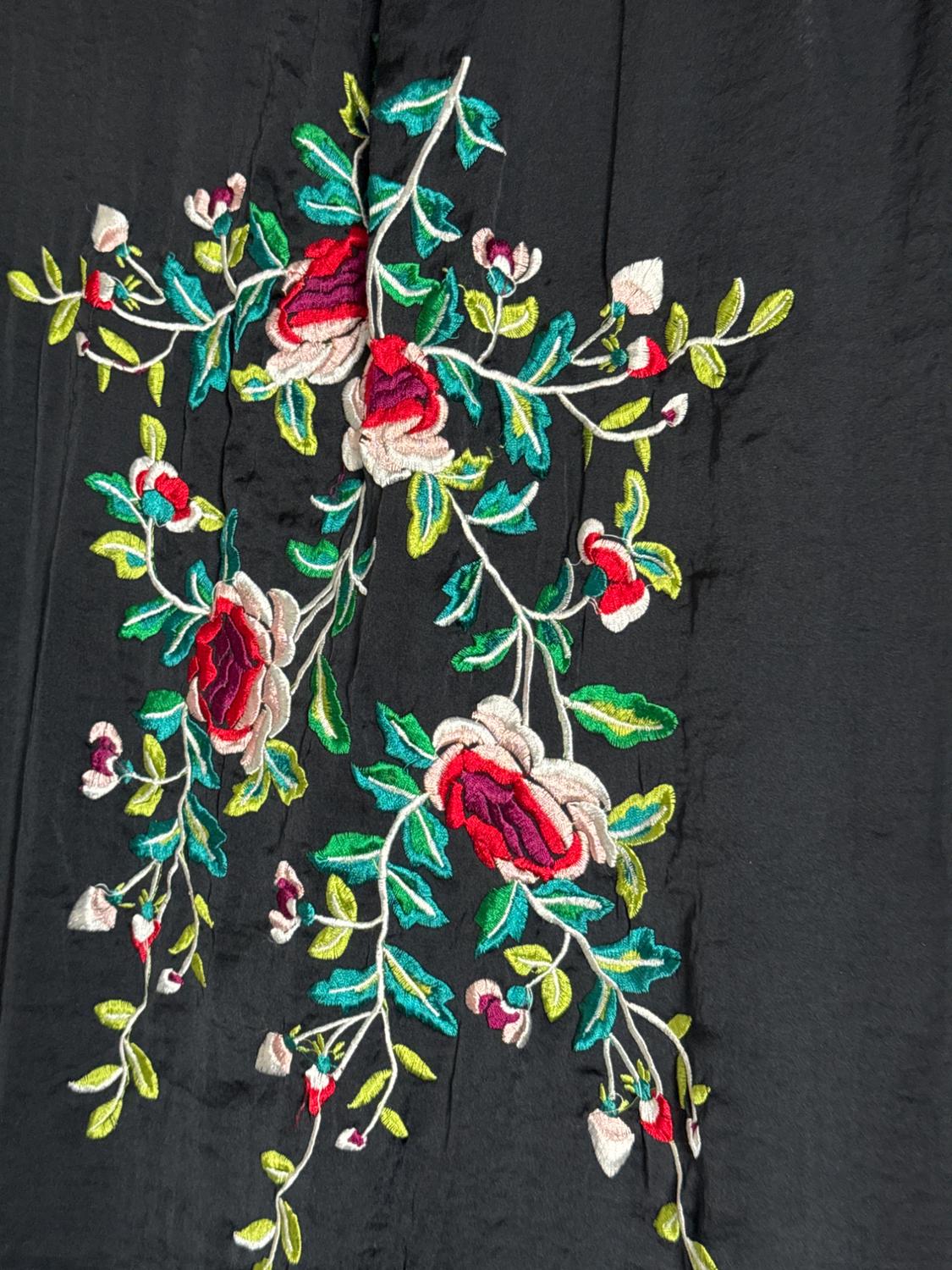 EMBROIDERED SATIN SHIRT - Image 3