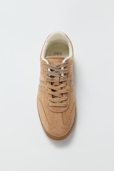 SPORTS TRAINERS - Sand Brown by Zara