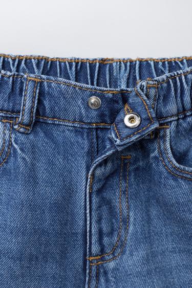 BAGGY DENIM BERMUDA SHORTS - Indigo by Zara - Image 2