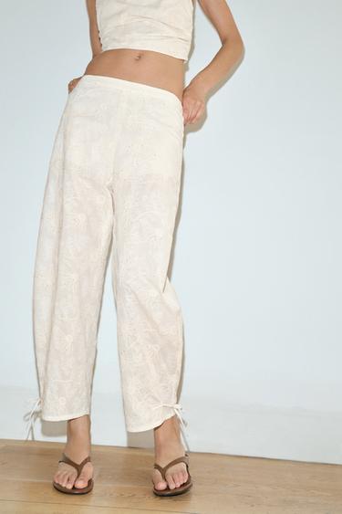 PANTALONS BOMBATXOS BRODATS DE LLUENTONS - Cru de Zara