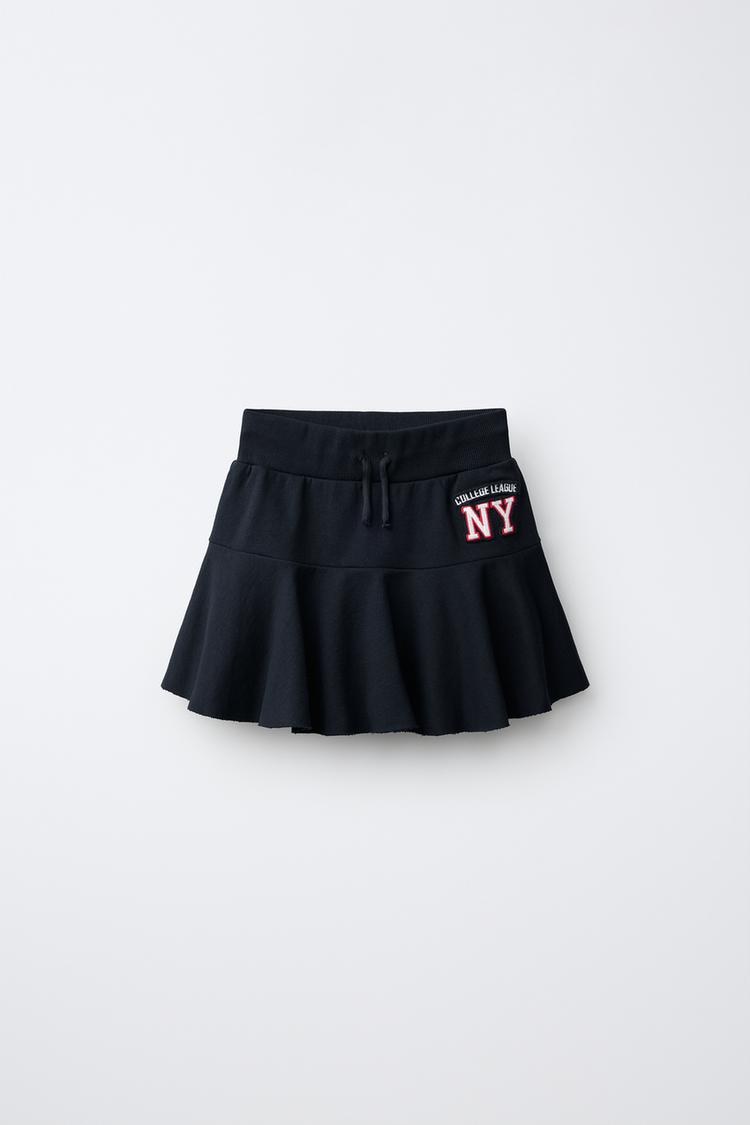 Falda pantalón con volantes bordados NY 2
