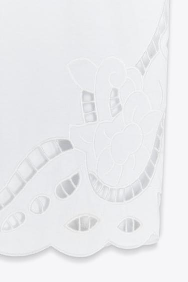 T-SHIRT BRODÉ - Blanc de Zara - Image 7