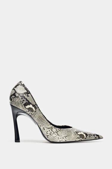 ZAPATO TACÓN ESTAMPADO ANIMAL - Serpiente de Zara