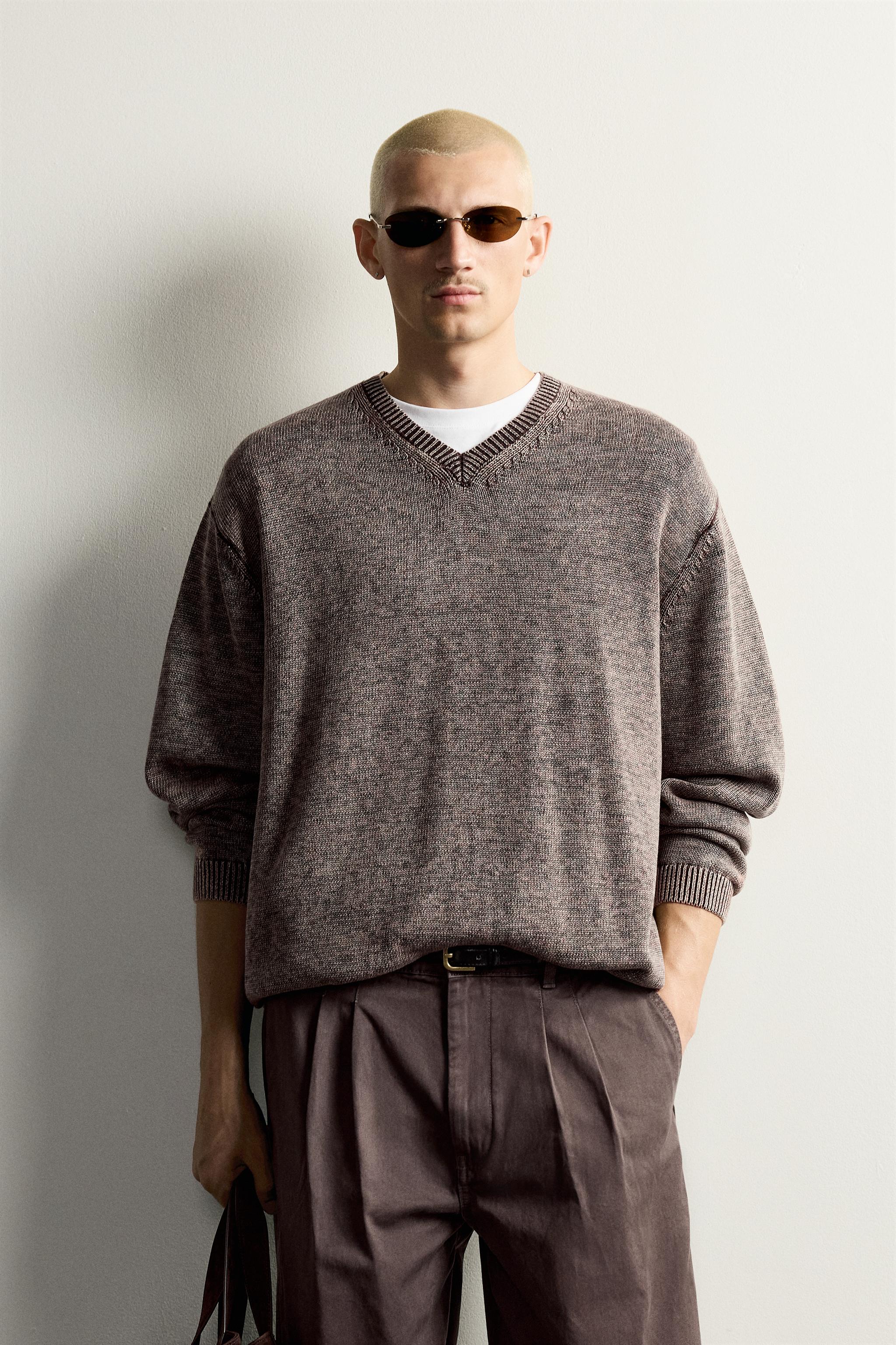 PULL À COL EN V COTON RETORS