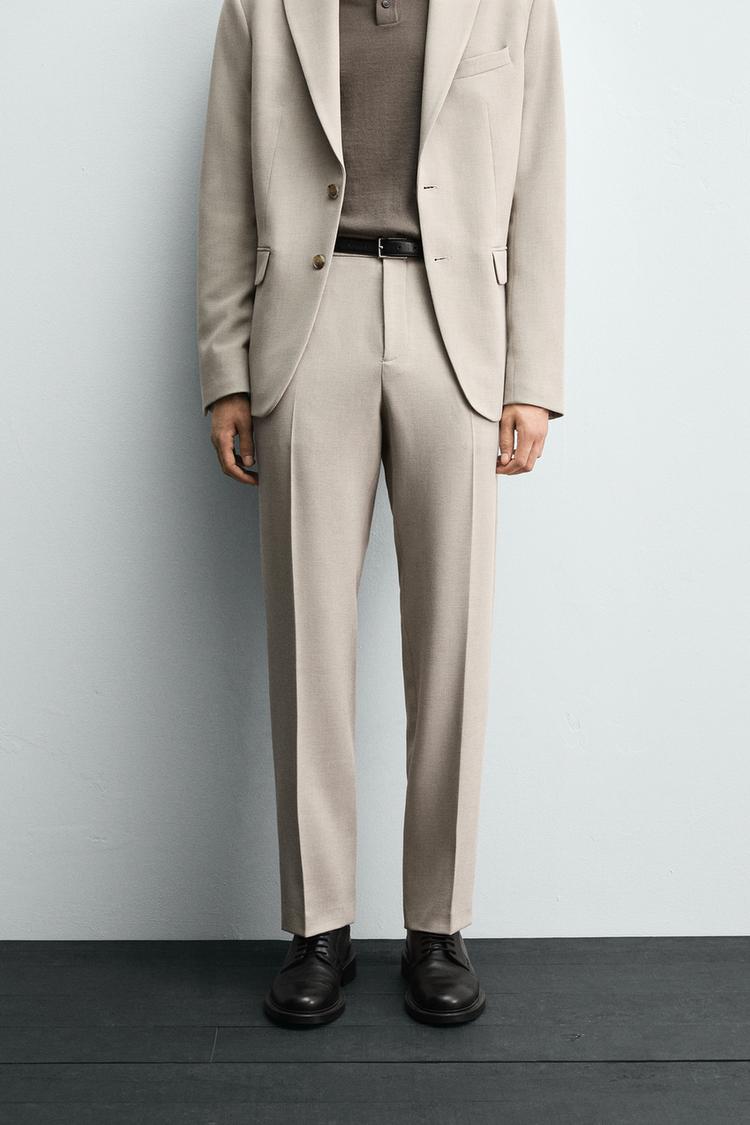 SLIM FIT SUIT PANTS