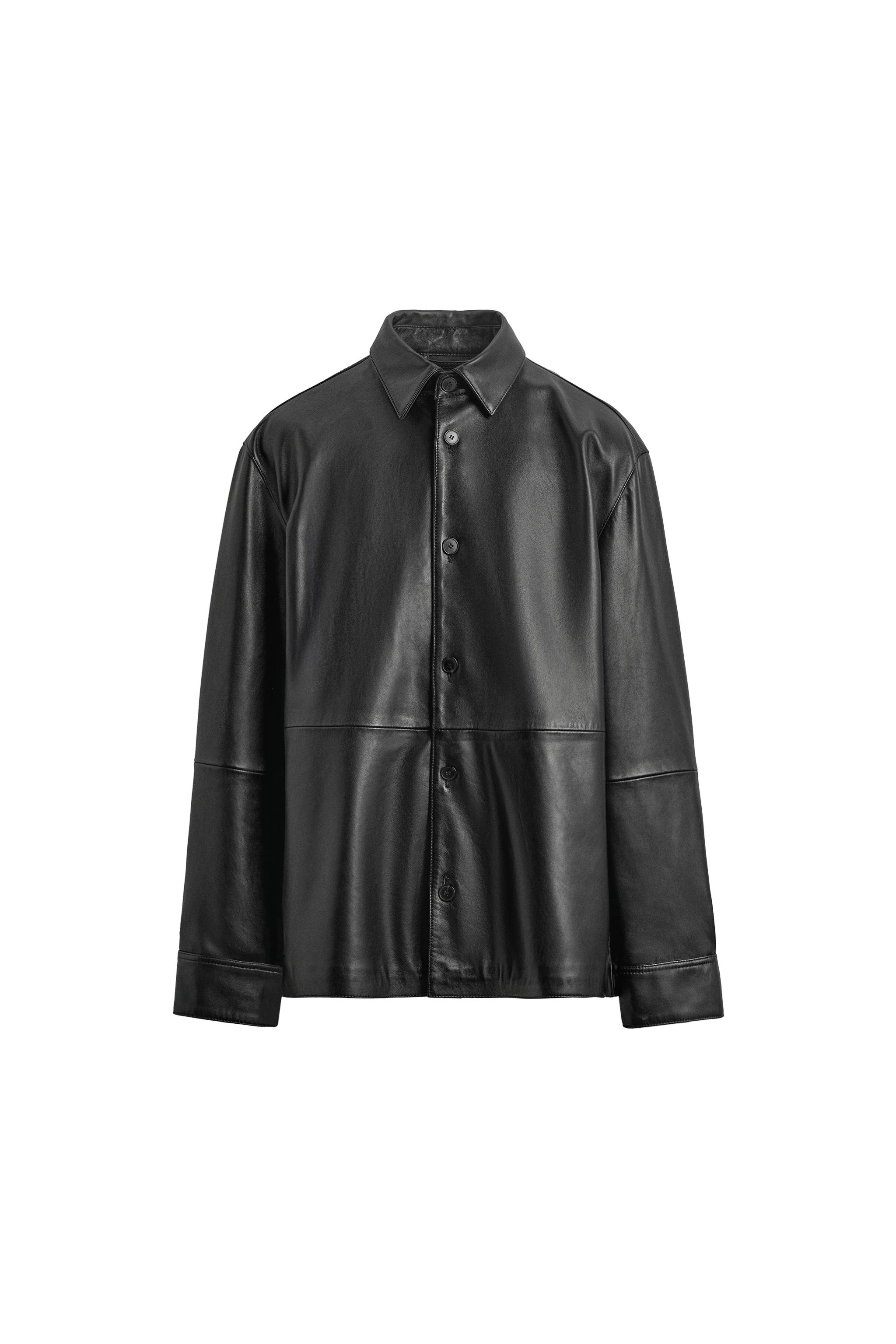 NAPPA LEATHER OVERSHIRT - LIMITED EDITION