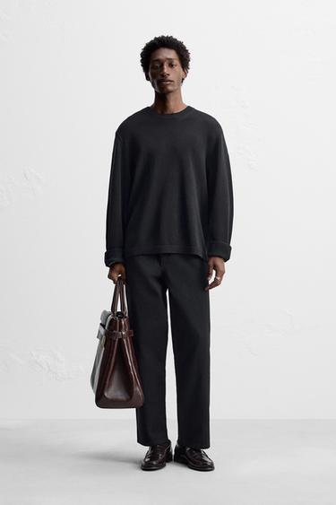 Zara RELAXED FIT JEANS - Dark navy - Image 0