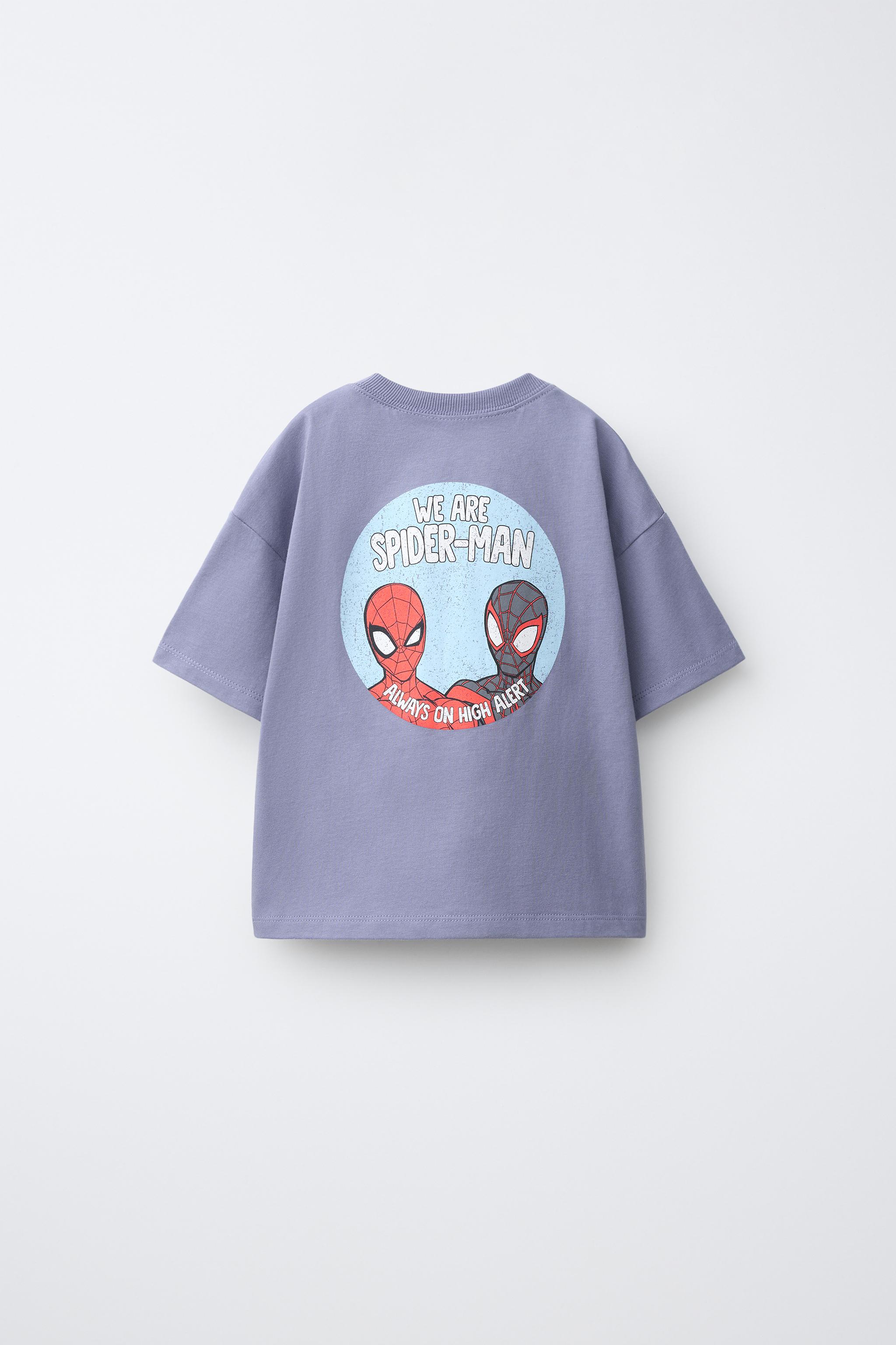 スパイダーマン©マーベル Tシャツ - ライトブルー | ZARA Japan / 日本