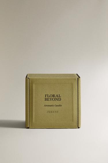 (150 G) FLORAL BEYOND SCENTED CANDLE - Light red by Zara - Image 3