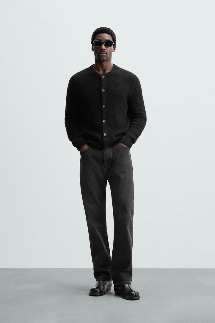 TEXTURED CARDIGAN Black ZARA South Africa