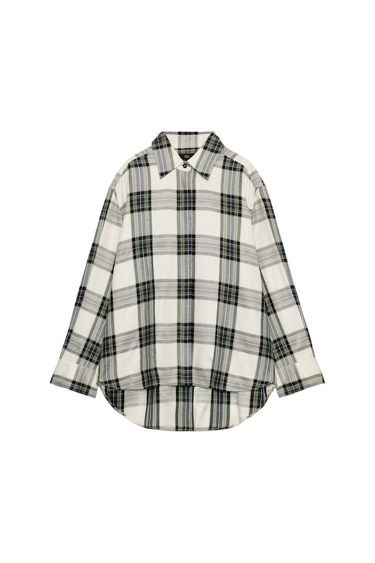 ZW COLLECTION OVERSIZE CHECK SHIRT