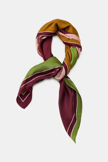 MOCADOR ESTAMPAT VISCOSA 100% - Salmó de Zara