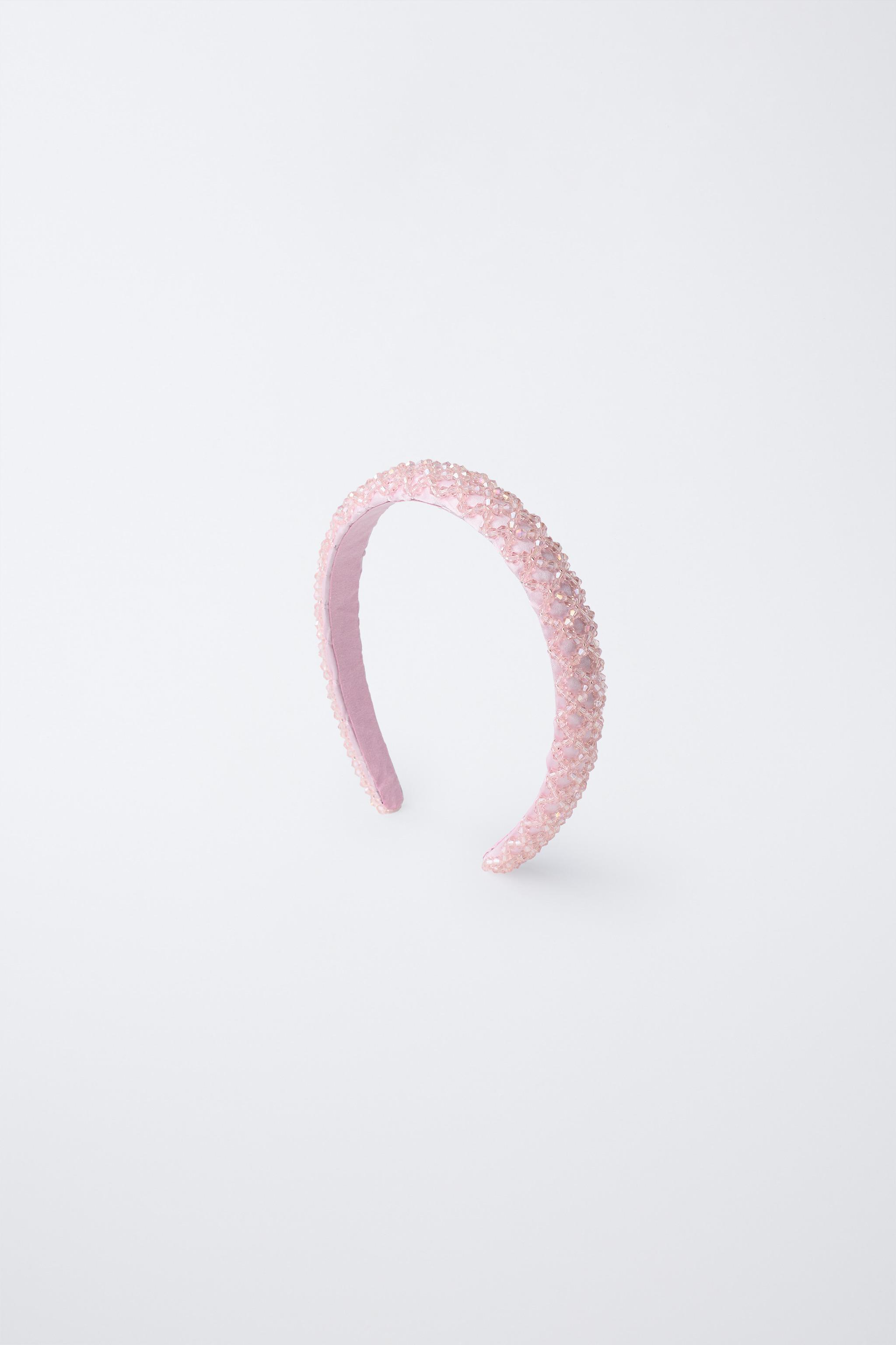 SATIN BEADED HEADBAND