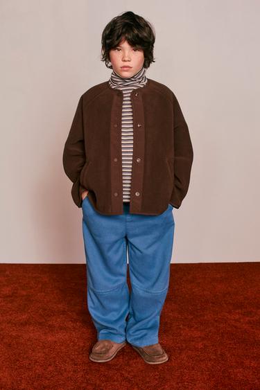 STRAIGHT-LEG TROUSERS CREATED BY CARAMEL LONDON X ZARA - Blue by Zara