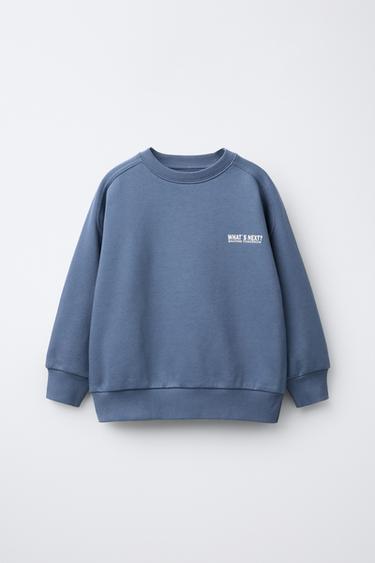 LABEL SWEATSHIRT AND JOGGERS SET - Blue by Zara - Image 1