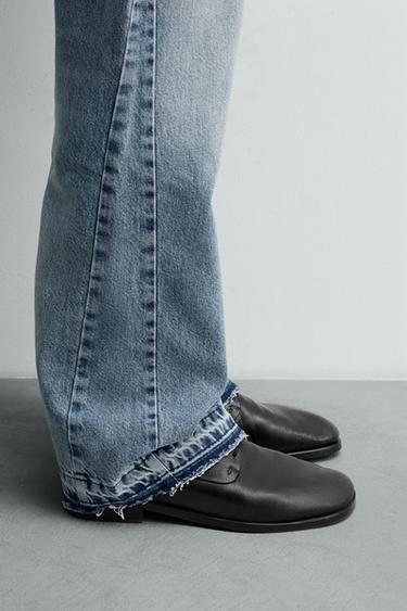 LEATHER LIMITED EDITION SMART SHOES - Black by Zara