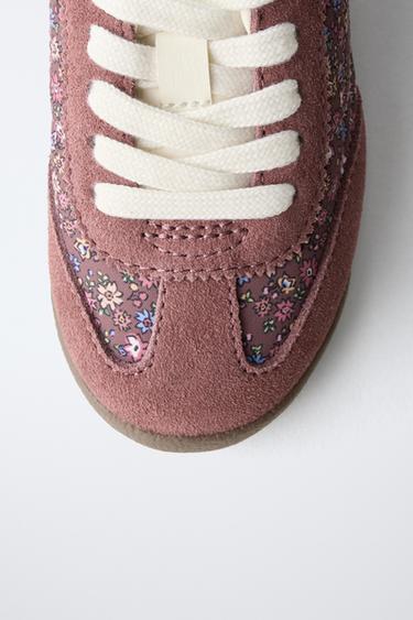 FLOWER PRINT TRAINERS - Brown by Zara - Image 3