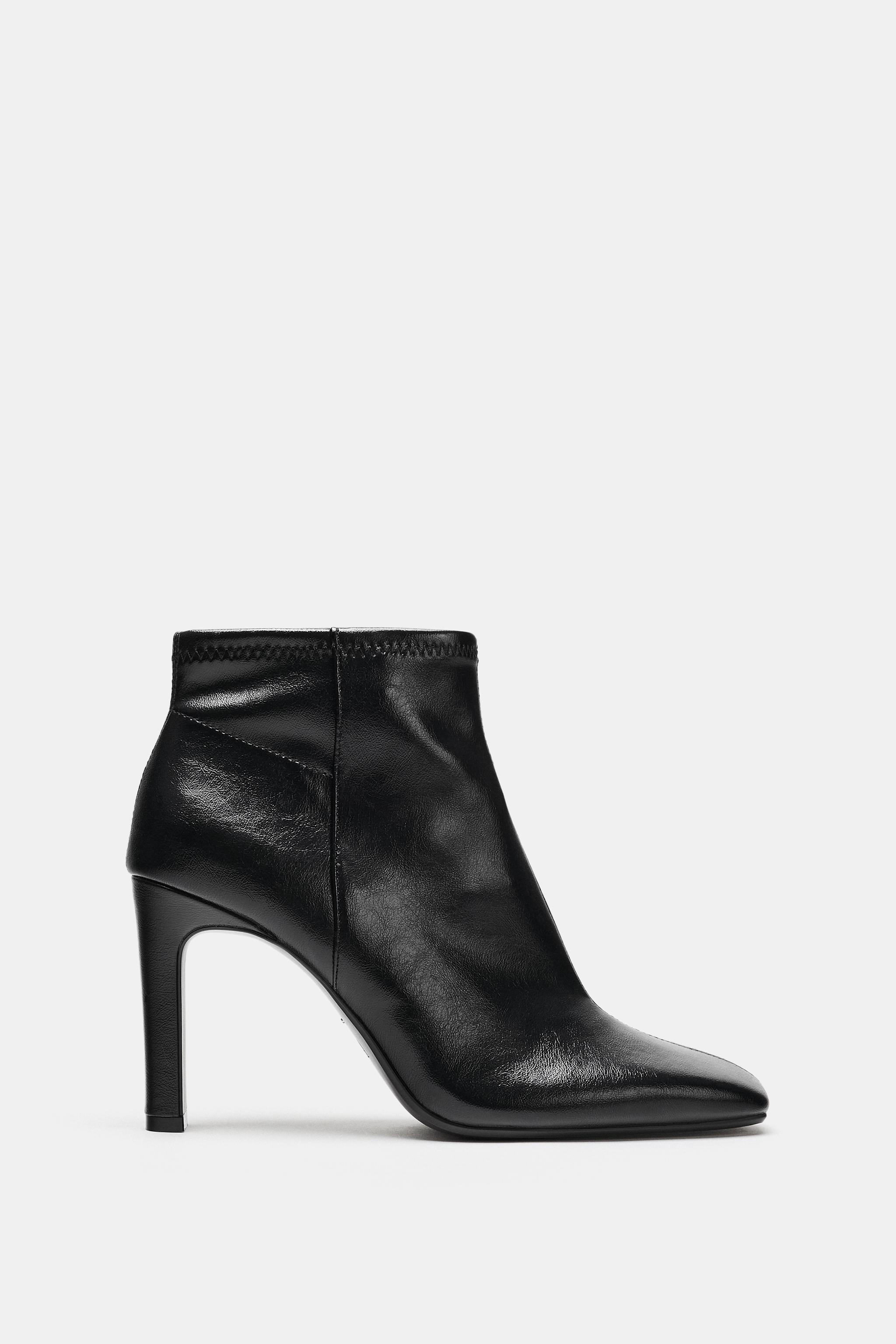 HEELED ANKLE BOOTS - Black | ZARA United States