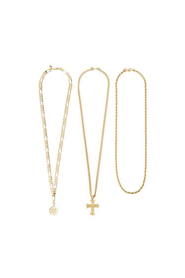 PACK OF 3 COMBINED NECKLACES WILLY CHAVARRIA X ZARA - Gold by Zara