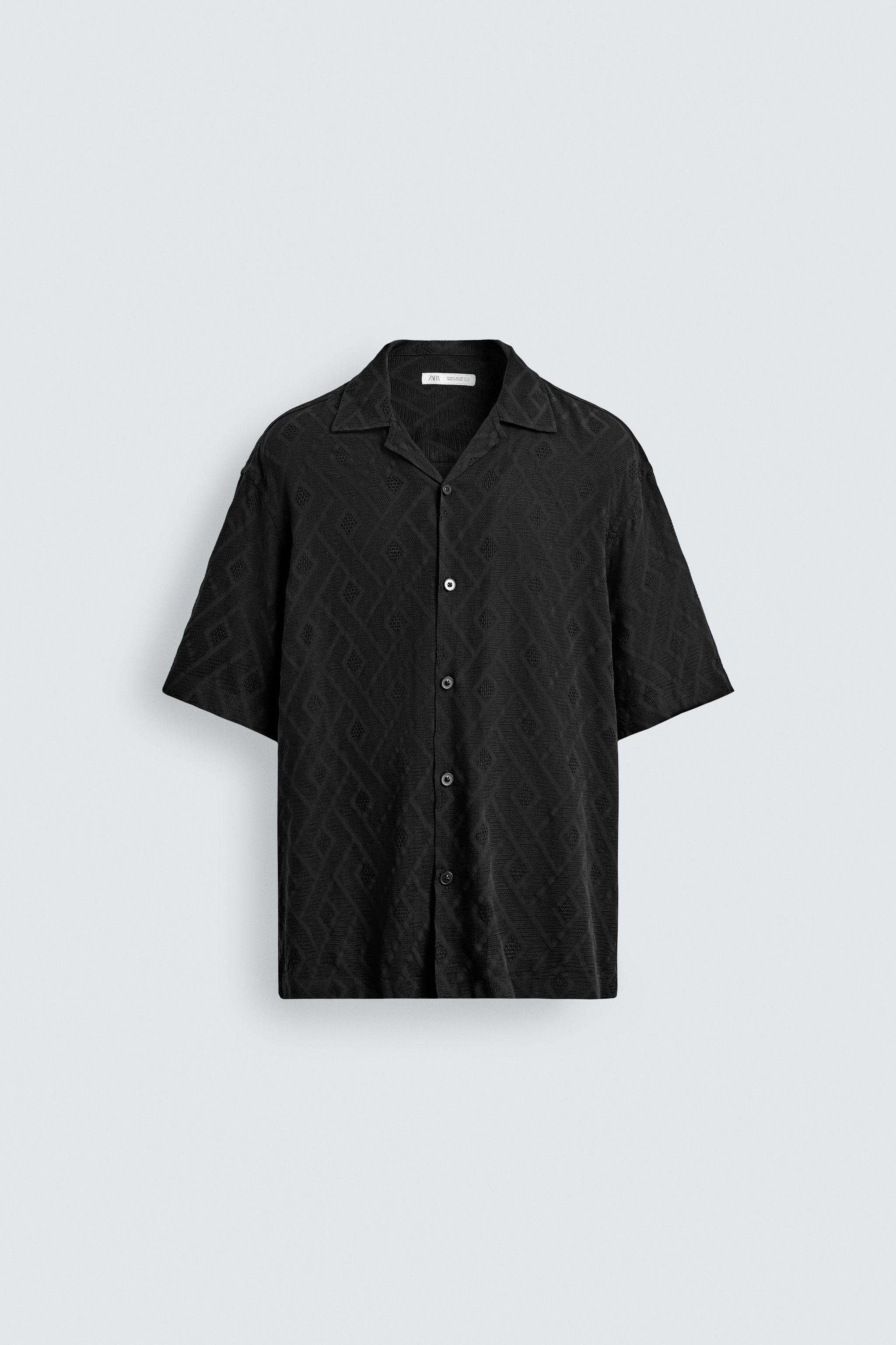 GEOMETRIC JACQUARD SHIRT