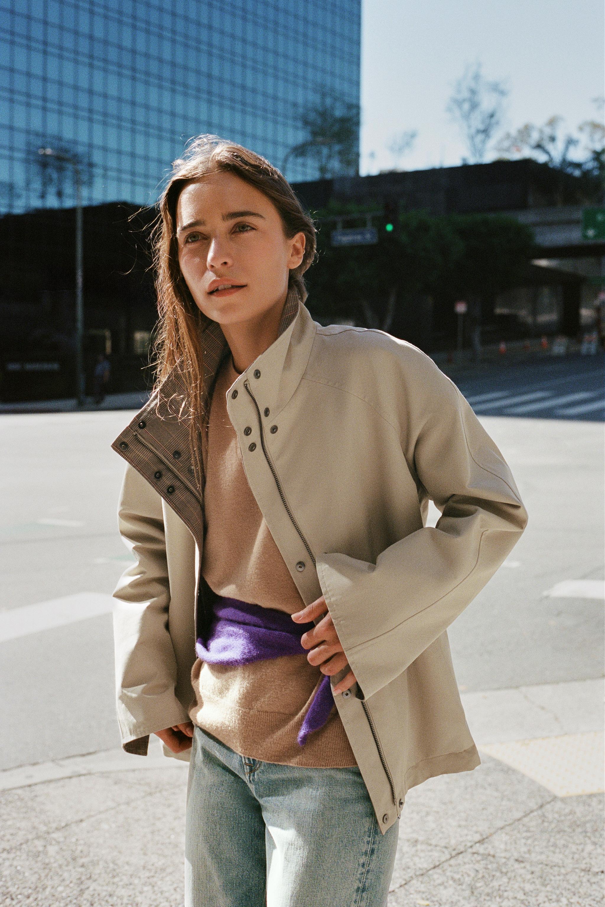 Zw Collection Reversible Cropped Jacket by Zara