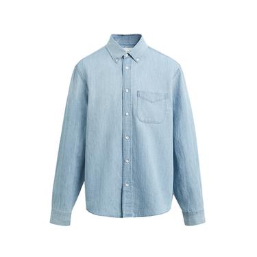 REGULAR FIT DENIM SHIRT - Light blue by Zara