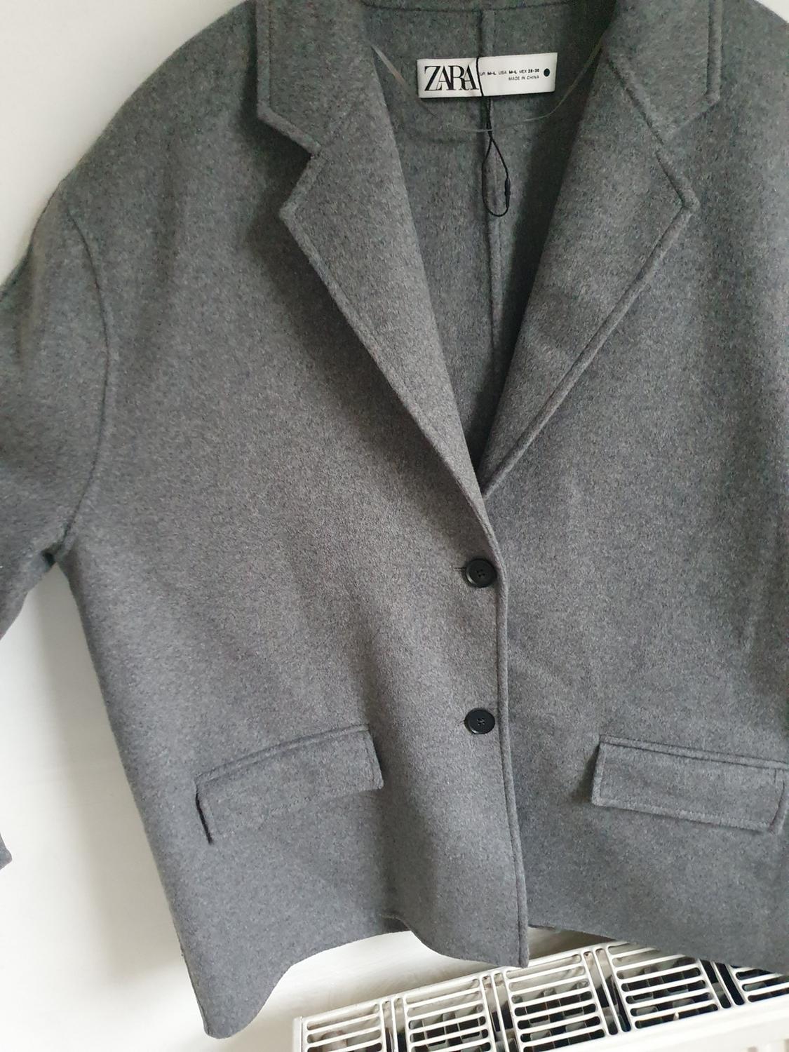ZW COLLECTION DOUBLE-FACED WOOL BLEND BLAZER - Image 4