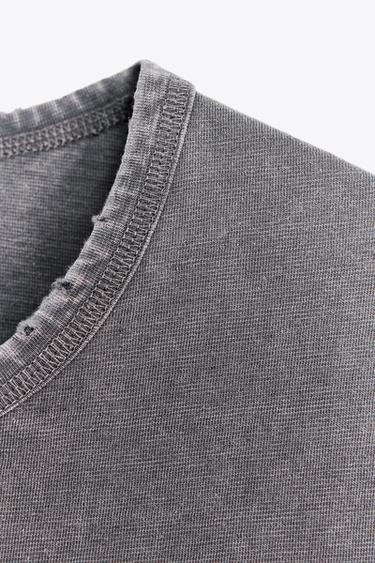 T-SHIRT THE ROLLING STONES® - Gris anthracite de Zara - Image 6