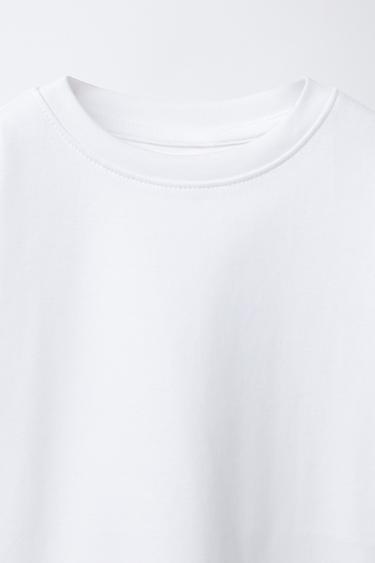 BASIC INTERLOCK T-SHIRT - White by Zara - Image 2