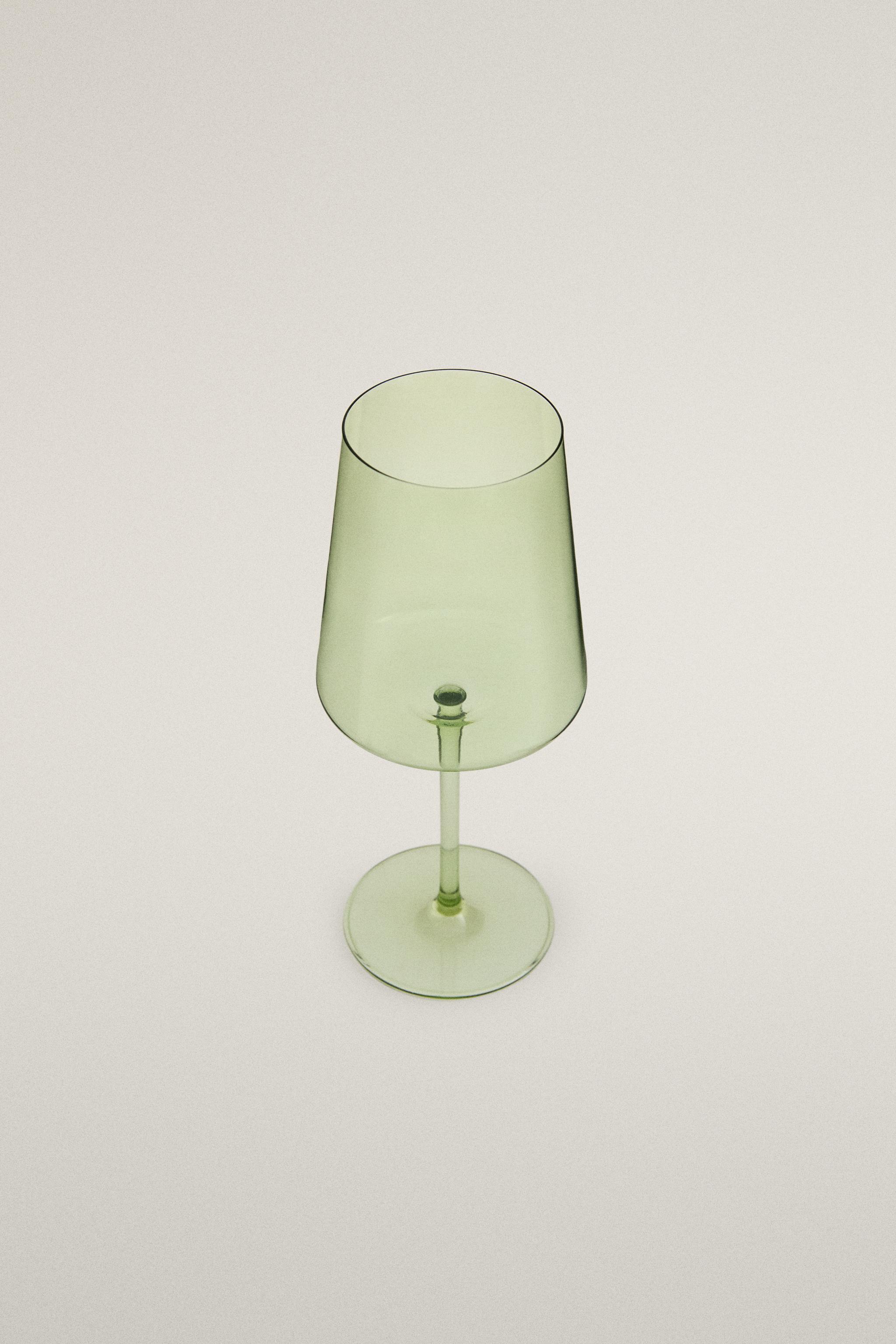 CONICAL CRYSTALLINE GLASS — Green (alternate view)
