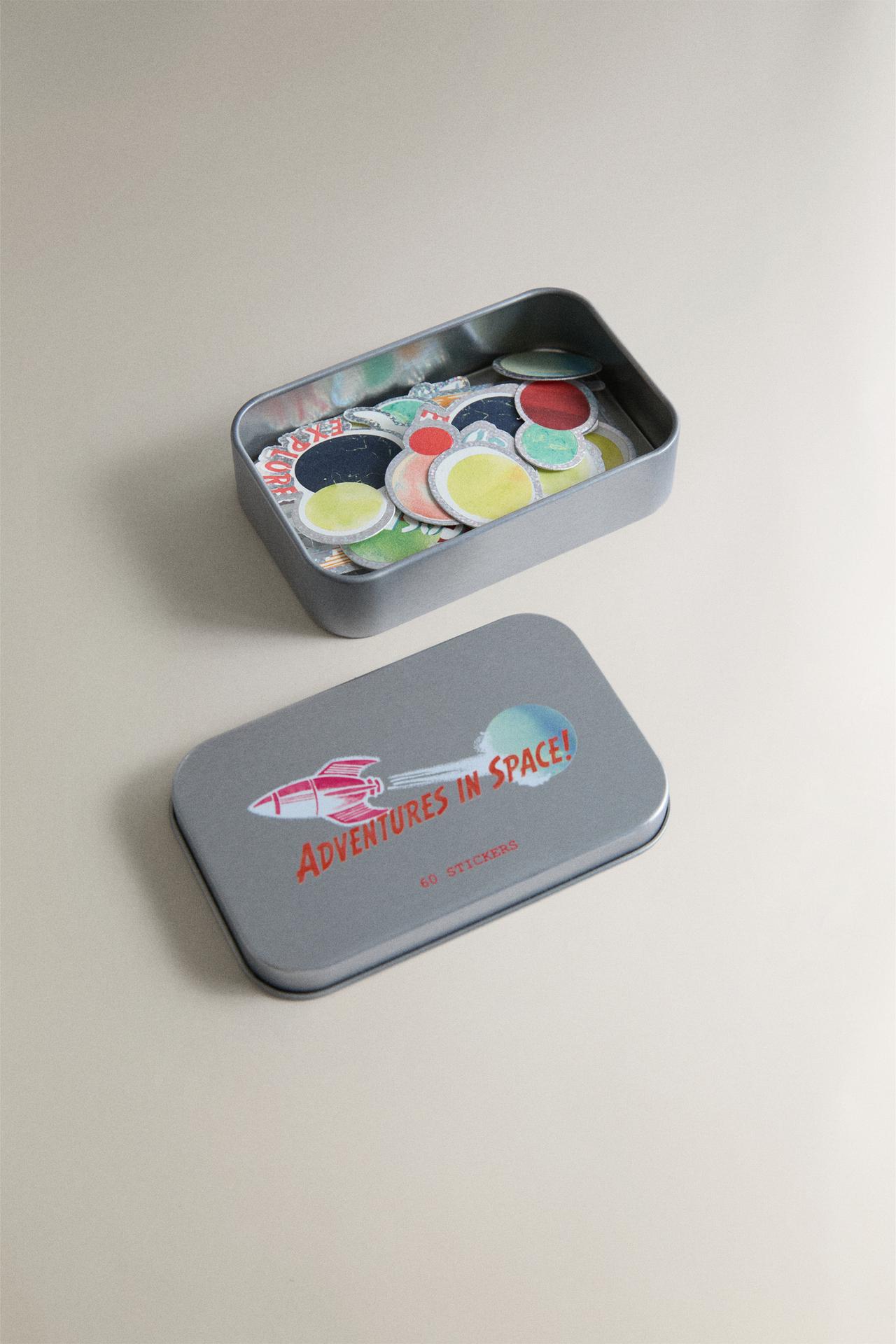 KIDS' SPACE STICKERS — Multicolored