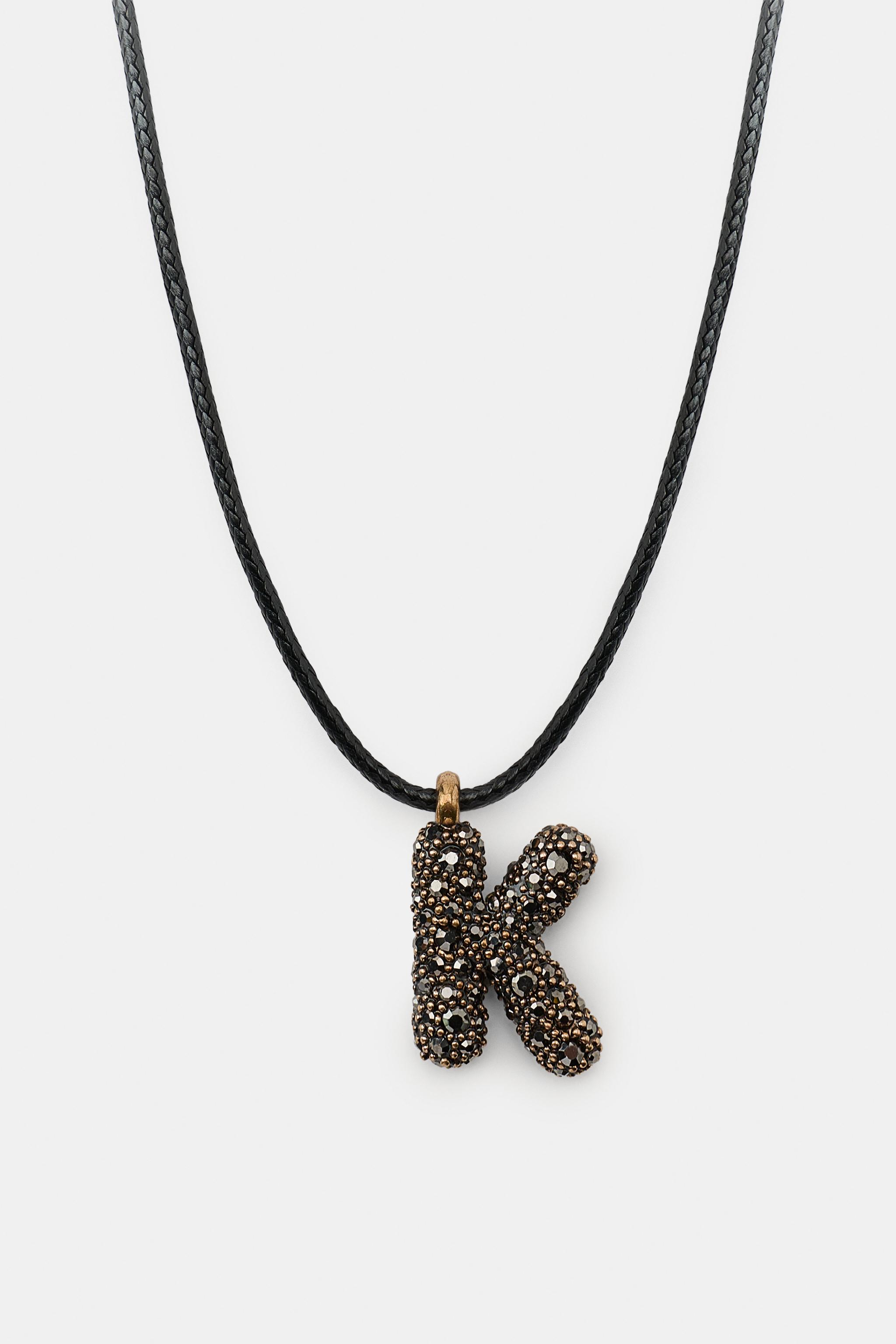 LETTER CORD NECKLACE