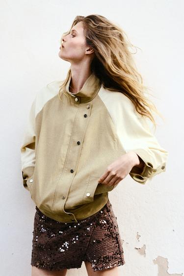CAÇADORA COMBINADA EMBUATADA - Sorra de Zara