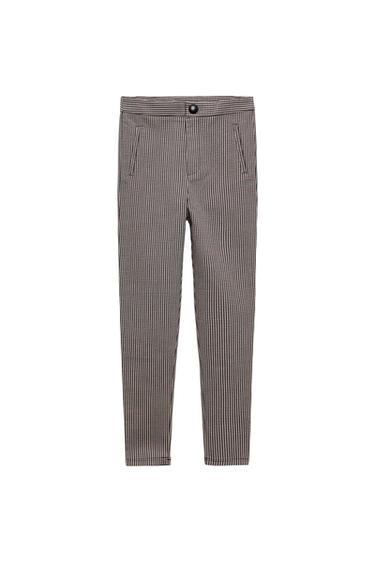 HOUNDSTOOTH TEXTURED LEGGINGS