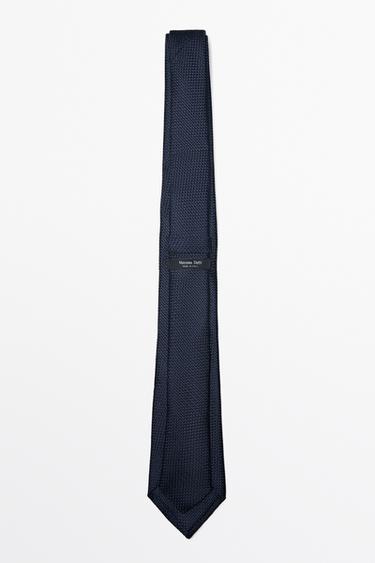 100% silk tie — Navy blue 2