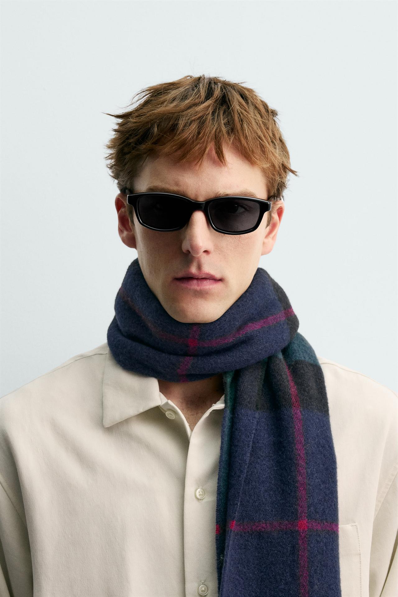 ZARA AARON LEVINE X ZARA OVAL SUNGLASSES