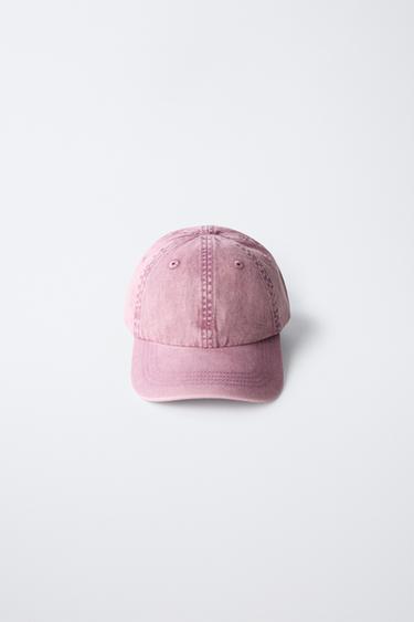 FADED-EFFECT CAP - Mauve by Zara