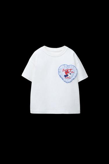 MINNIE MOUSE © DISNEY HEART T-SHIRT - Oyster-white by Zara - Image 0