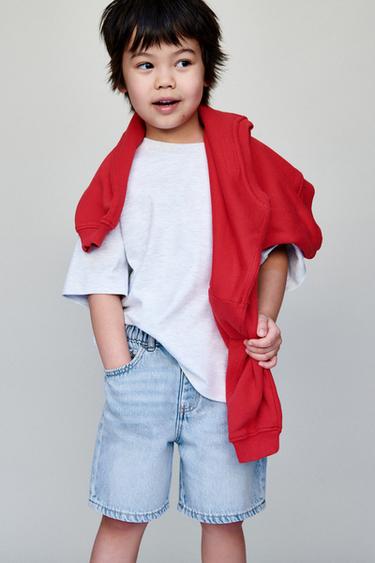 برمودا DENIM BAGGY - أزرق وسط الخاص بـ Zara