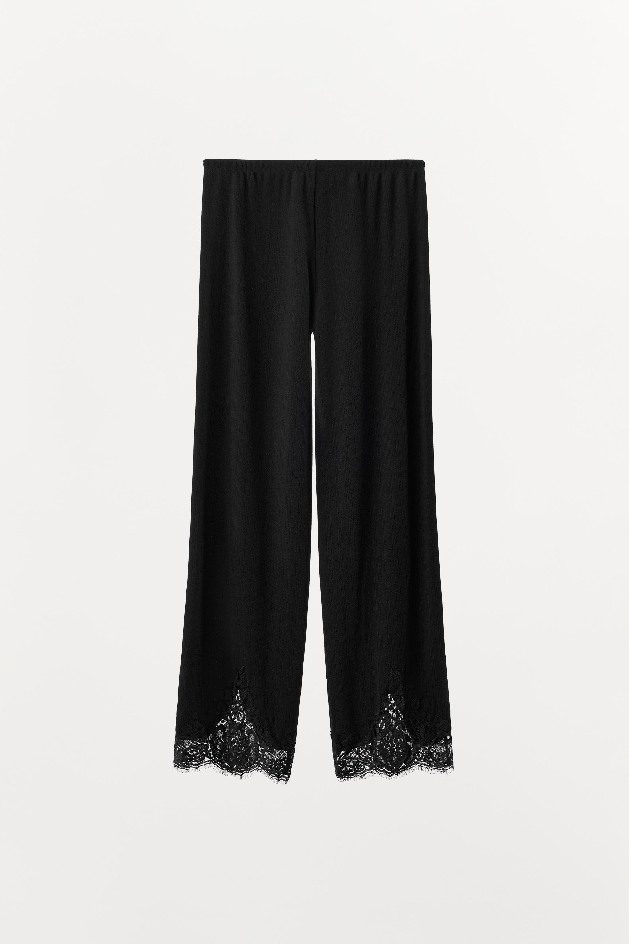 POINTELLE LACE PANTS