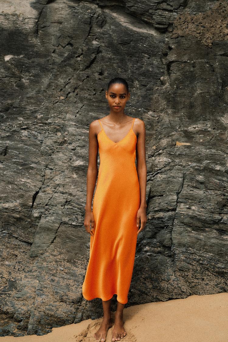 Dress Robe Longue Ã©tÃ© 2020 Zara Robe Portefeuille Longue Zara