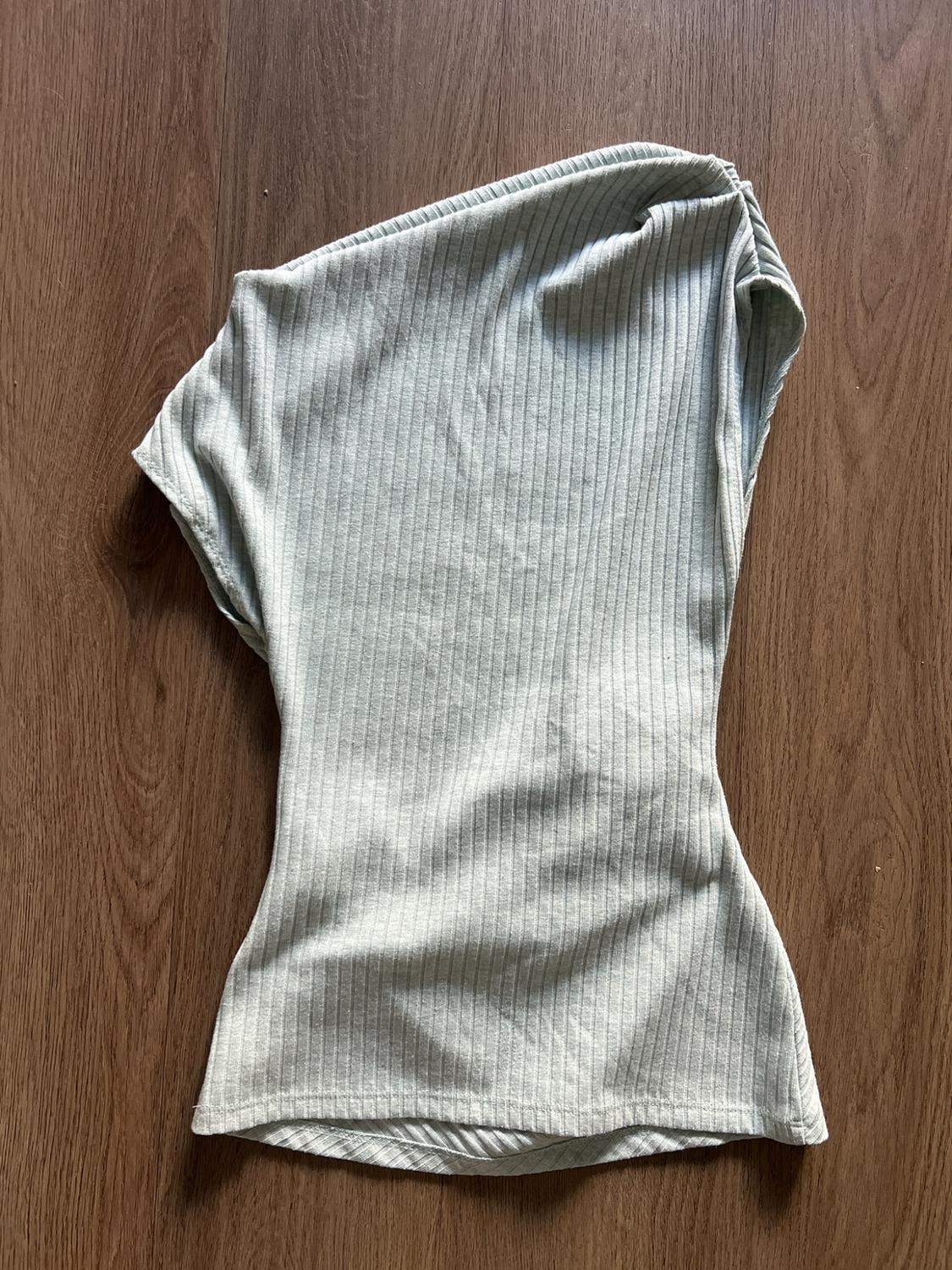 ASYMMETRIC RIBBED TOP - Image 2
