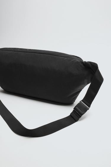 XL TECHNICAL FABRIC BELT BAG - Black by Zara - Image 2