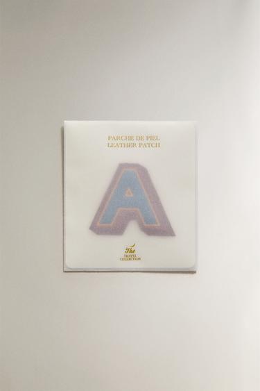 LEATHER LETTER A PATCH - Multicoloured by Zara - Image 3