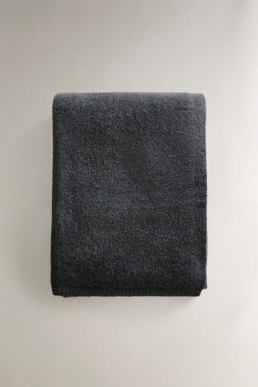 Zara KNIT BLANKET - Blue