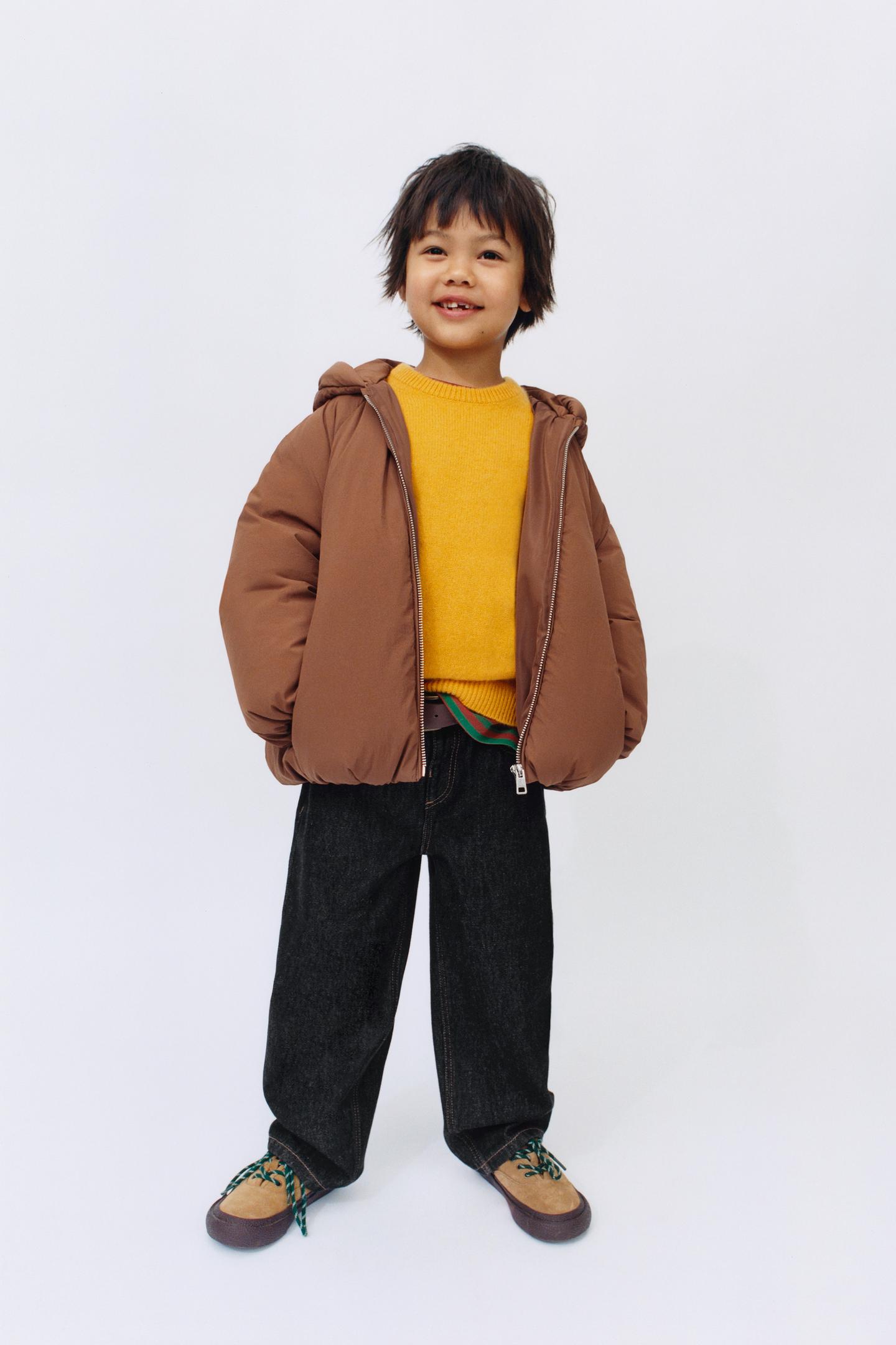 Детские джинсы Zara Tapered, цвет: Чёрный
